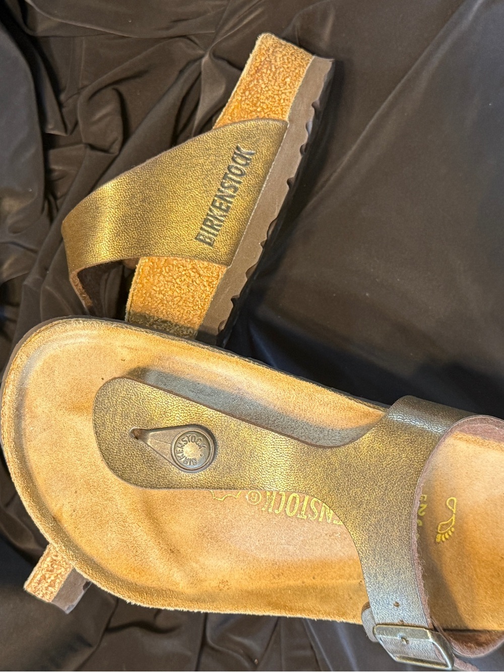 Birkenstock Gizeh Thong Sandals Copper Brown Womens 6 EU 37 - Picture 7 of 10